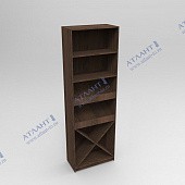 Стеллаж винный с 2-мя наклонными и прямыми полками ВВП-8